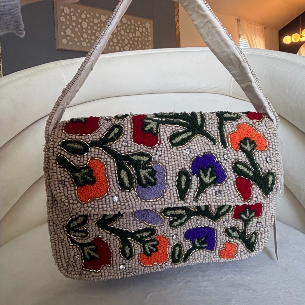 Floral Embroidered Women Bag
